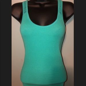 teal razorback tank top